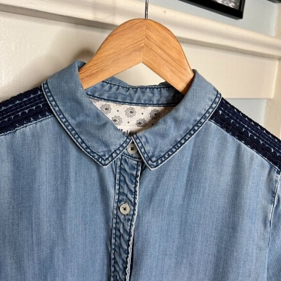 Anthropologie Holding Horses Dakota Embroidered Shirt - Picture 2 of 10